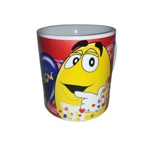 Yellow M&M Heart Whirlwind Mug Valentines